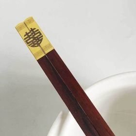 Rosewood Chopsticks Wax Free Lacquer Solid Wood Hotel Family Chopsticks