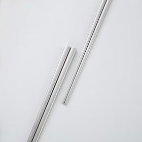 Stainless Steel Tableware Square Chopsticks Metal Plated Custom Gift Square