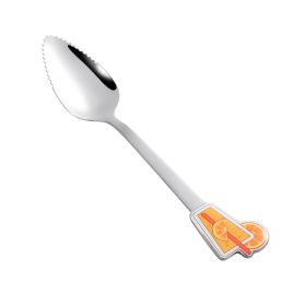Baby Scraping Mud Spoon Stainless Steel With Serrated