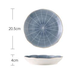 Personality Creative Home Ceramic Dinner Plate