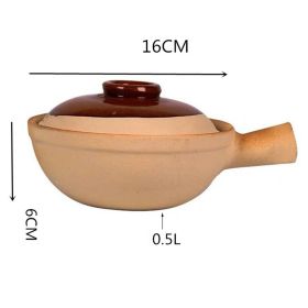 Earthen Casserole Claypot Rice Handmade Old-fashioned Crock Pot Household Soup Pot Soup Pottery