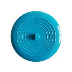 Sink Plug Round Shape Pure Color Silicone Plugging Plug Multi Purpose Floor Drain Cover For Kitchen Bathroom accessory (Color: Blue)